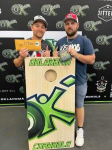 Participants from Cornhole Tournament